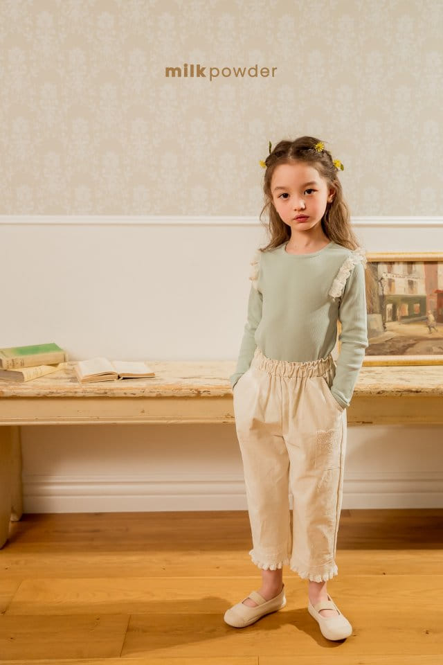 Milk Powder - Korean Children Fashion - #Kfashion4kids - Lime Pants - 6