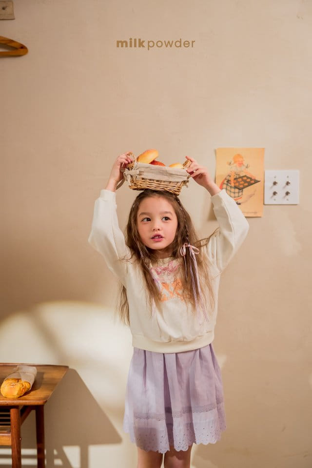 Milk Powder - Korean Children Fashion - #childofig - Ribbon Sweatshirt - 7