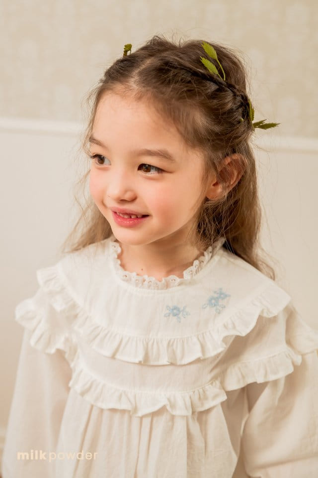 Milk Powder - Korean Children Fashion - #childrensboutique - Ruffle Blouse - 2
