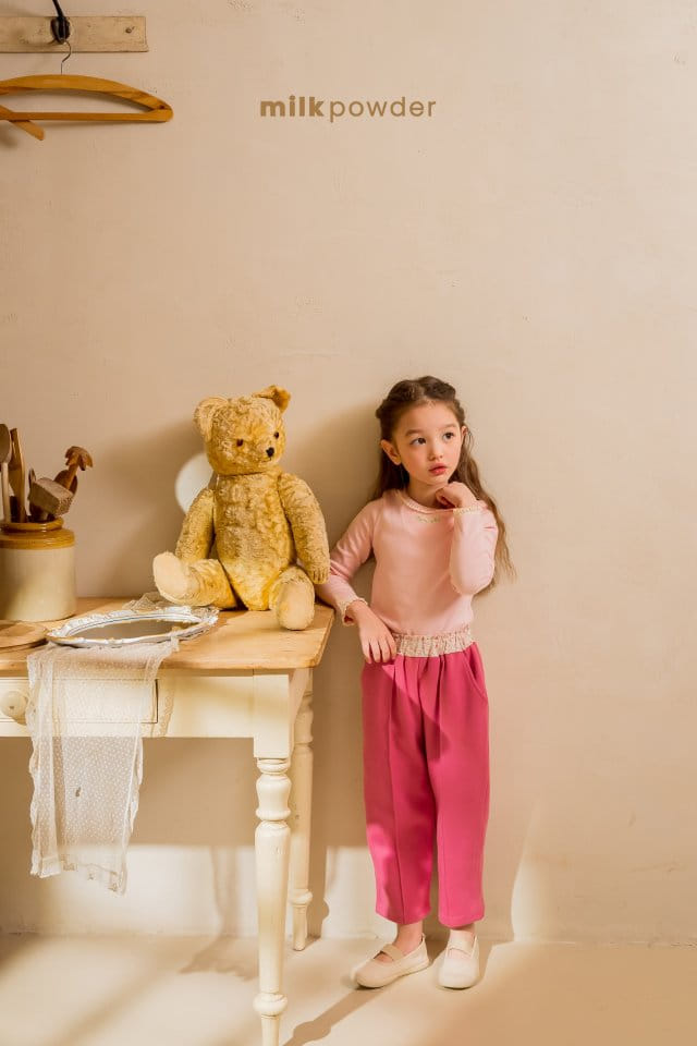 Milk Powder - Korean Children Fashion - #designkidswear - Mocha Pants