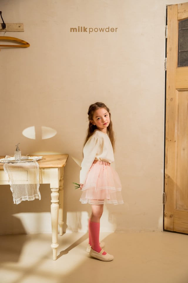 Milk Powder - Korean Children Fashion - #designkidswear - Liberty Tee - 8