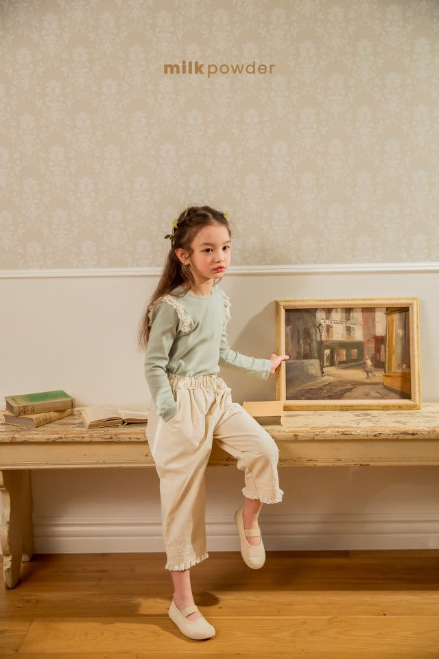 Milk Powder - Korean Children Fashion - #discoveringself - Lime Pants