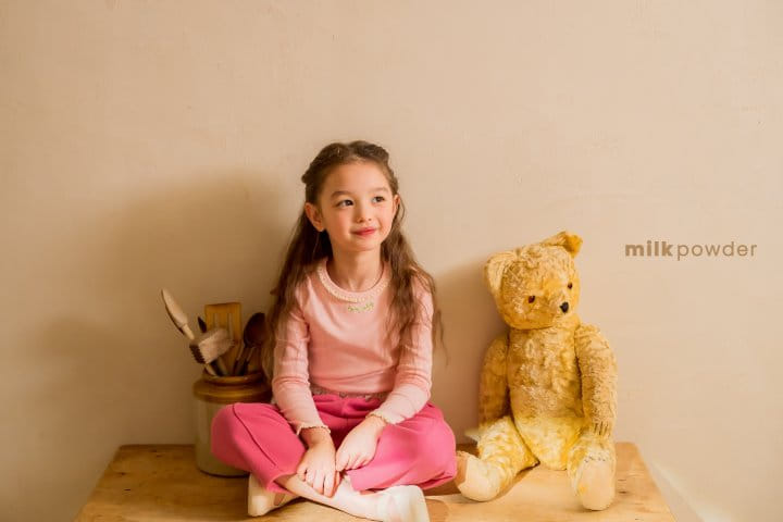 Milk Powder - Korean Children Fashion - #fashionkids - Mocha Pants - 4