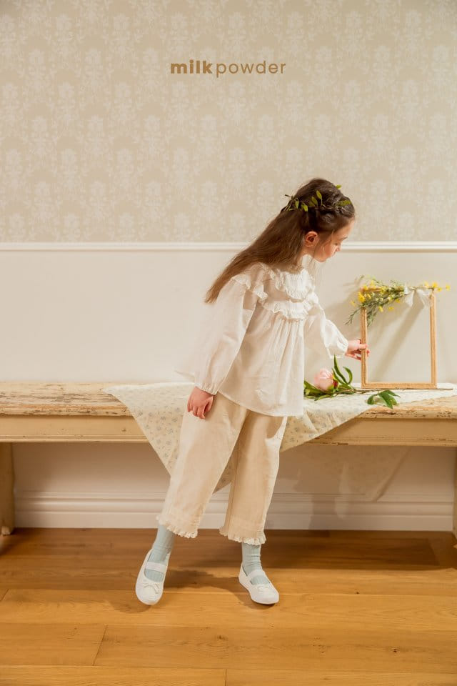 Milk Powder - Korean Children Fashion - #kidsstore - Ruffle Blouse - 7