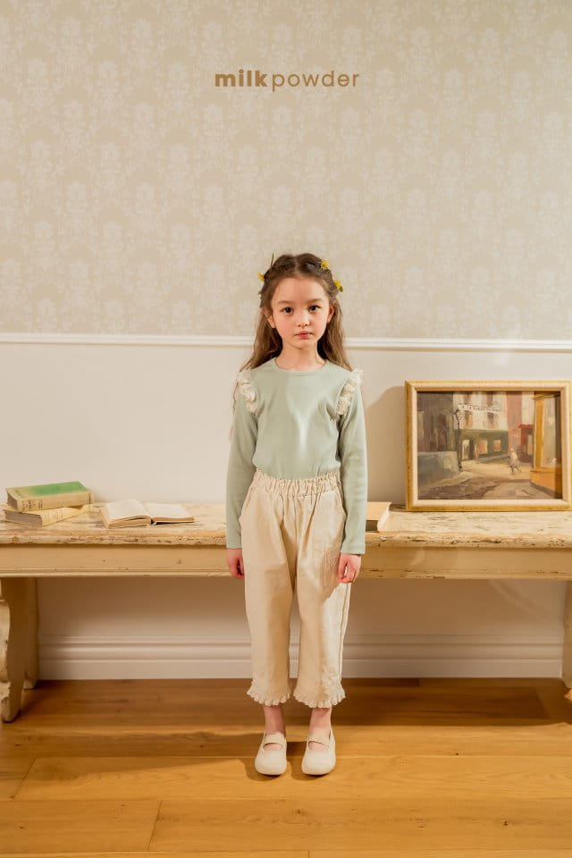 Milk Powder - Korean Children Fashion - #kidzfashiontrend - Lime Pants - 5