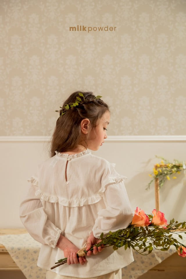 Milk Powder - Korean Children Fashion - #kidzfashiontrend - Ruffle Blouse - 8