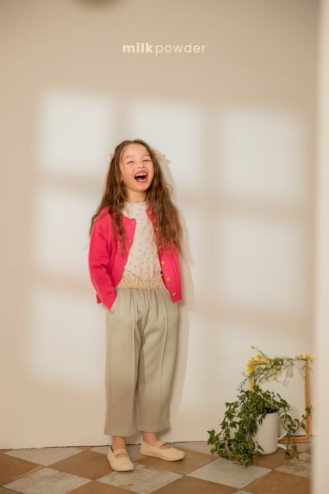 Milk Powder - Korean Children Fashion - #littlefashionista - Bom Bom Knit Cardigan - 5