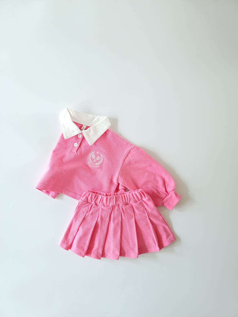 Million Dollar Baby - Korean Children Fashion - #childofig - PK Skirt Top Bottom Set - 6