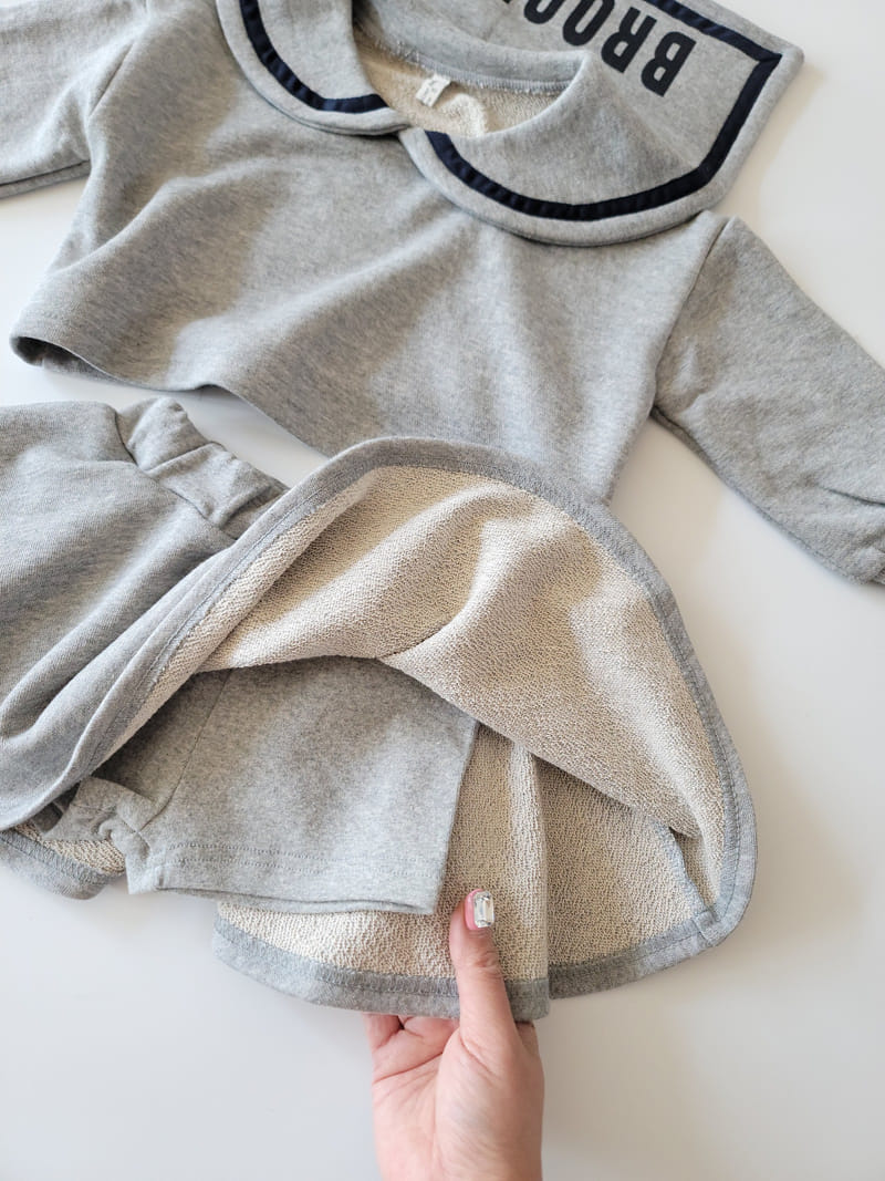 Million Dollar Baby - Korean Children Fashion - #childofig - Sailor Skirt Top Bottom Set - 6