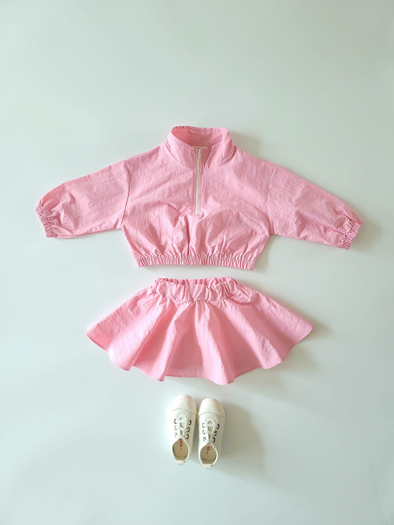 Million Dollar Baby - Korean Children Fashion - #childofig - Anorak Skirt Top Bottom Set - 5