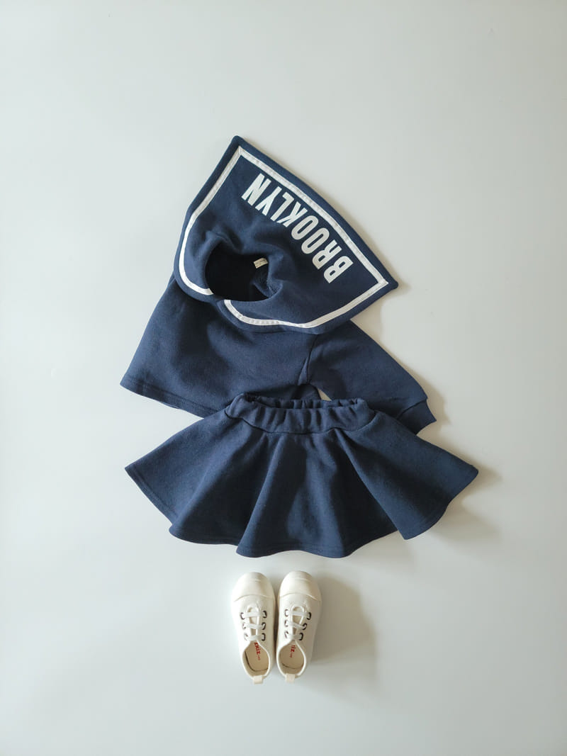 Million Dollar Baby - Korean Children Fashion - #designkidswear - Sailor Skirt Top Bottom Set - 8