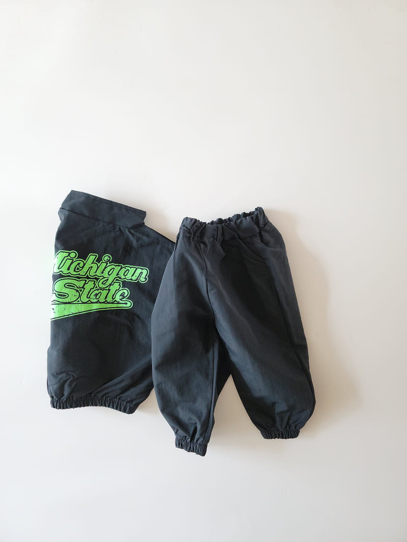 Million Dollar Baby - Korean Children Fashion - #designkidswear - Anorak Pants Top Bottom Set - 6