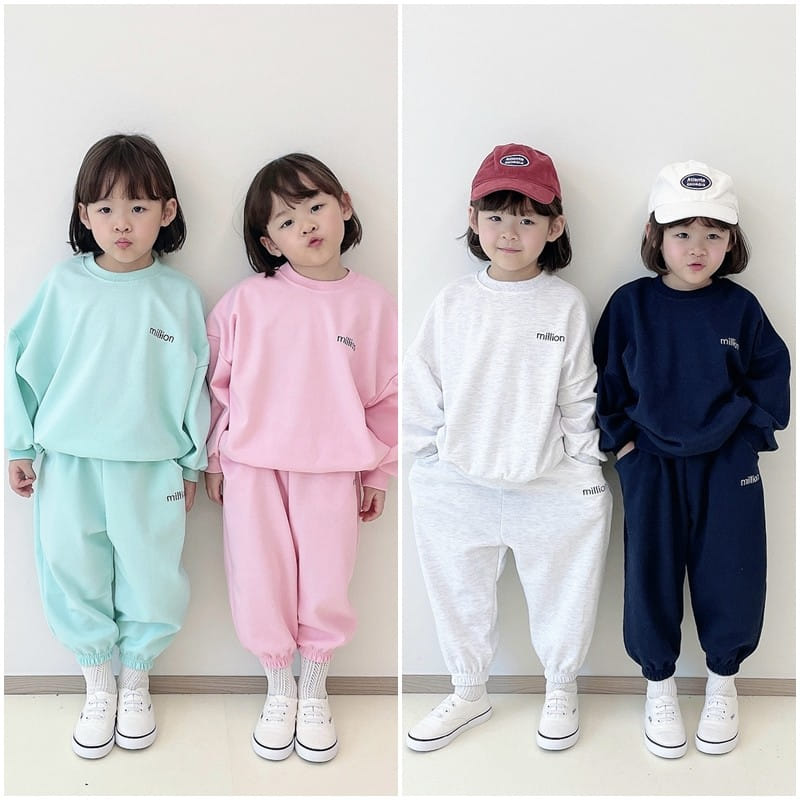 Million Dollar Baby - Korean Children Fashion - #designkidswear - Million Sweatshirt