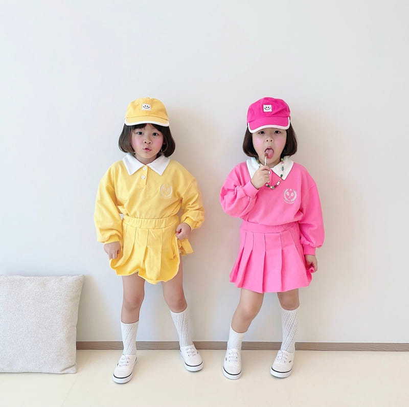 Million Dollar Baby - Korean Children Fashion - #discoveringself - PK Skirt Top Bottom Set - 10