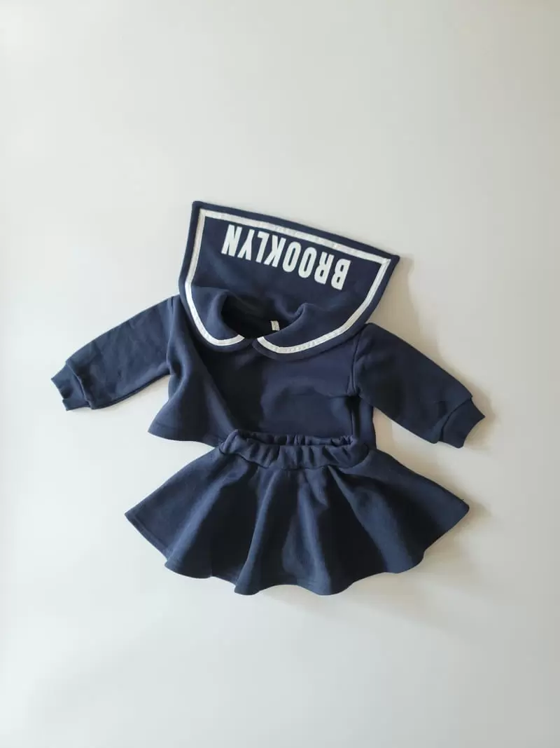 Million Dollar Baby - Korean Children Fashion - #discoveringself - Sailor Skirt Top Bottom Set - 9