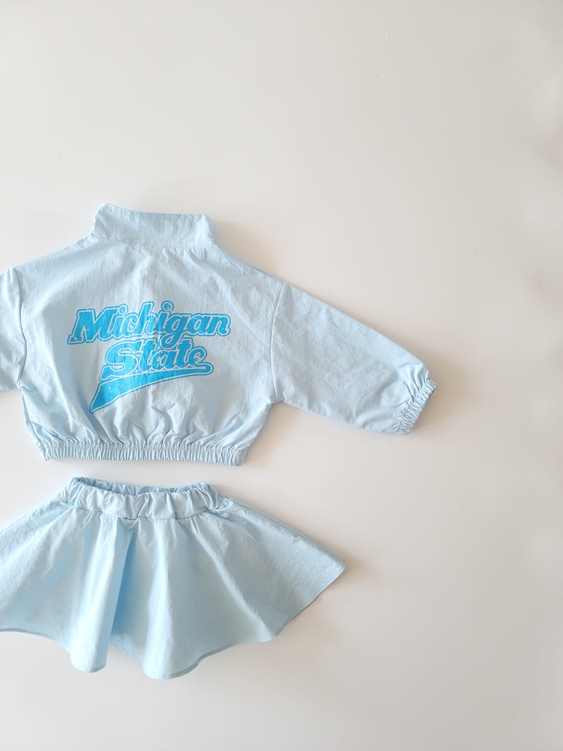 Million Dollar Baby - Korean Children Fashion - #discoveringself - Anorak Skirt Top Bottom Set - 8