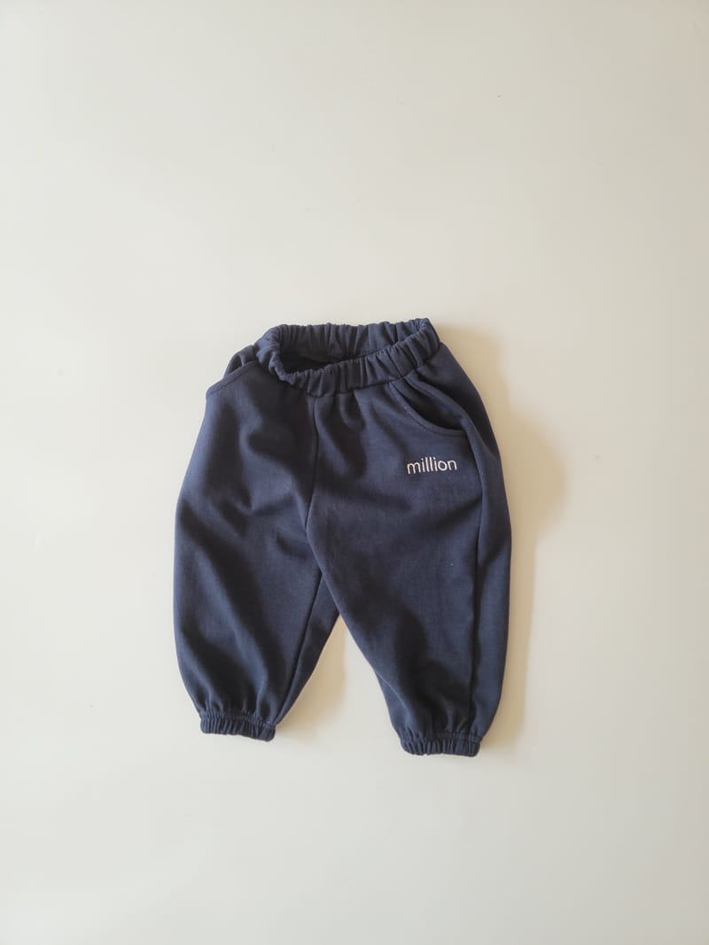 Million Dollar Baby - Korean Children Fashion - #kidsshorts - Million Jogger Pants - 4