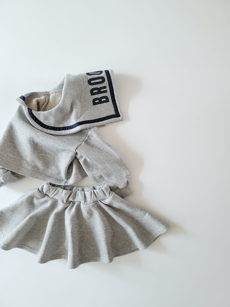Million Dollar Baby - Korean Children Fashion - #minifashionista - Sailor Skirt Top Bottom Set - 4