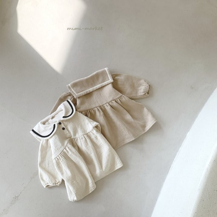 Mimi Market - Korean Baby Fashion - #babyboutique - Sailor One-piece - 5