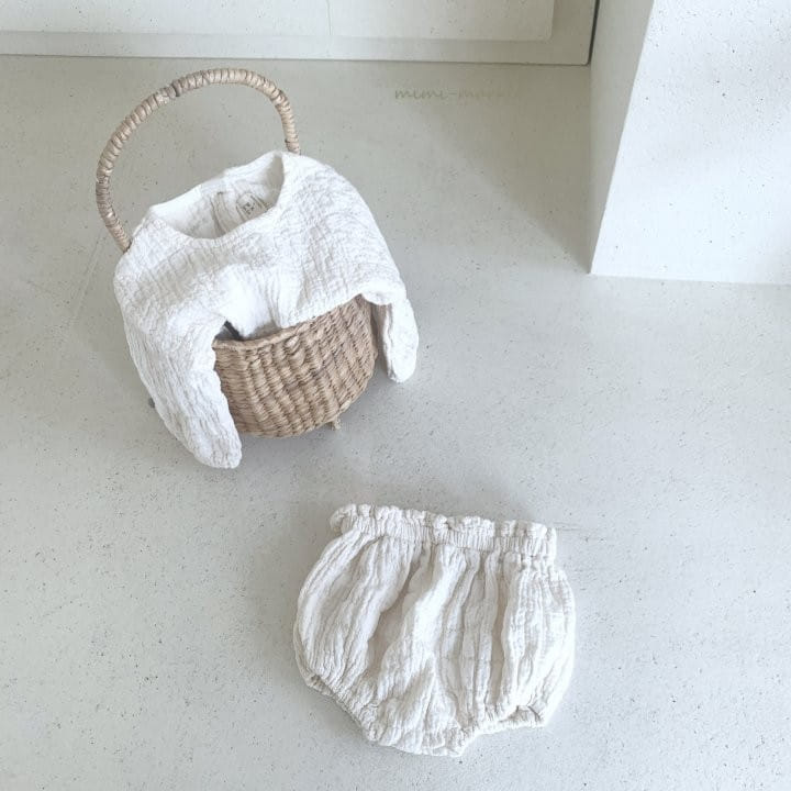 Mimi Market - Korean Baby Fashion - #babyboutiqueclothing - Beaver Top + Bloomer Set - 7