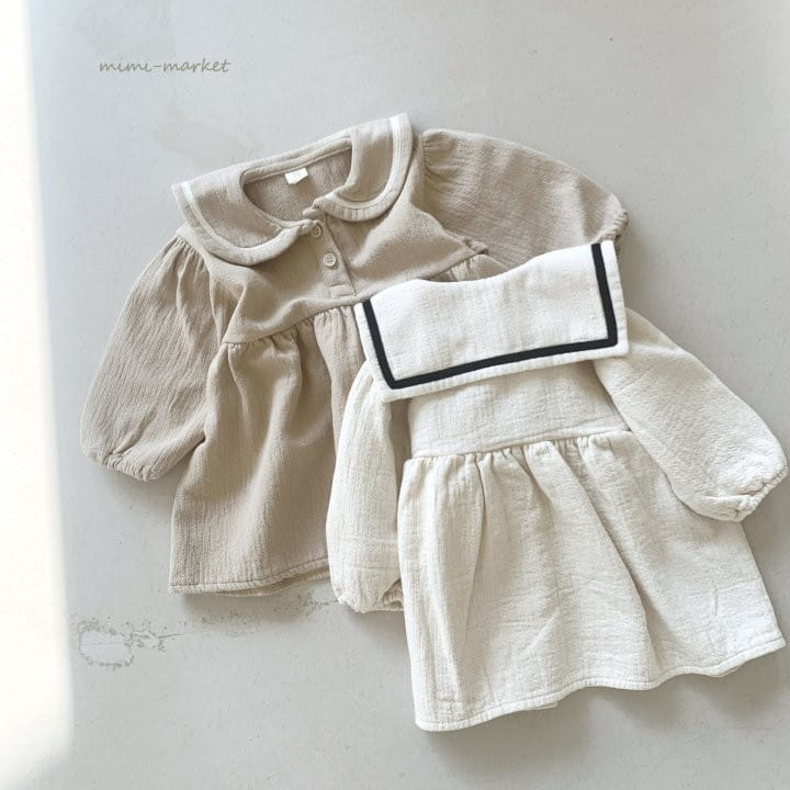 Mimi Market - Korean Baby Fashion - #babyboutiqueclothing - Sailor One-piece - 6