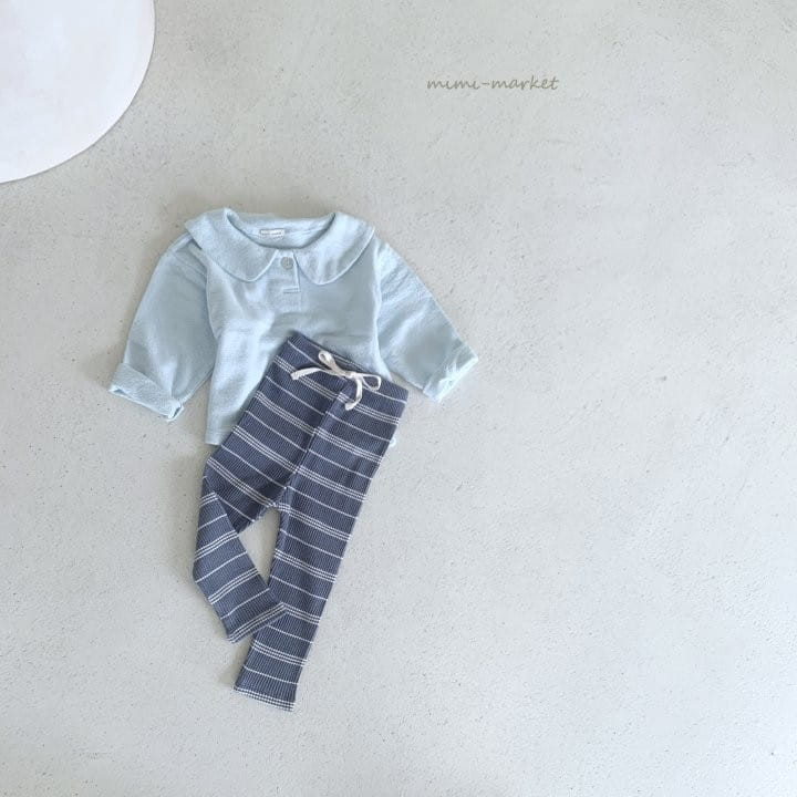 Mimi Market - Korean Baby Fashion - #babyboutiqueclothing - Sailor Collar Tee - 5