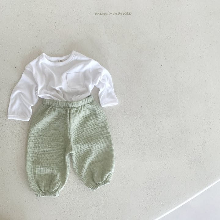 Mimi Market - Korean Baby Fashion - #babyboutiqueclothing - Ribbed Banding Pants - 12