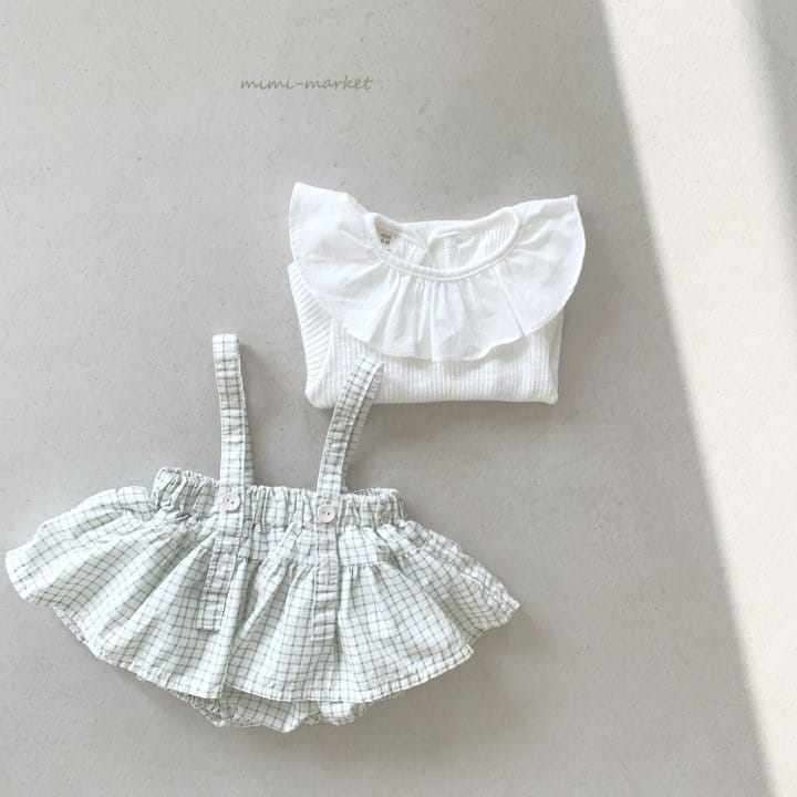 Mimi Market - Korean Baby Fashion - #babyclothing - Pin Check Canopy Skirt - 3