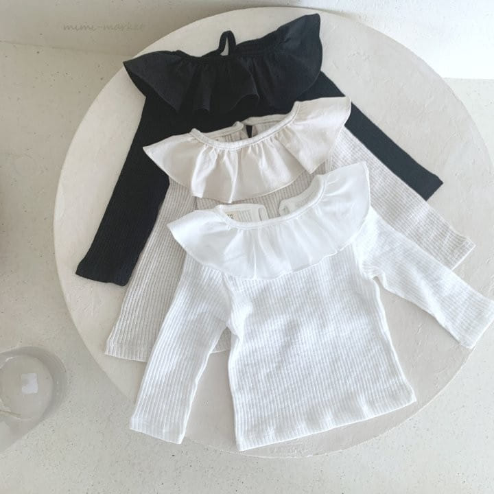 Mimi Market - Korean Baby Fashion - #babygirlfashion - Jay Collar Tee
