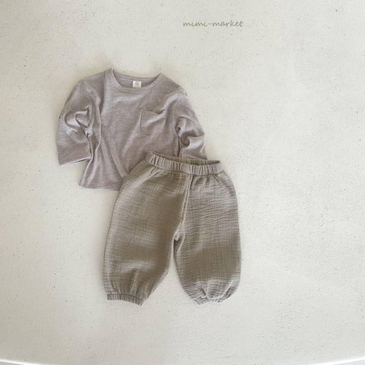 Mimi Market - Korean Baby Fashion - #babylifestyle - Ribbed Banding Pants - 2