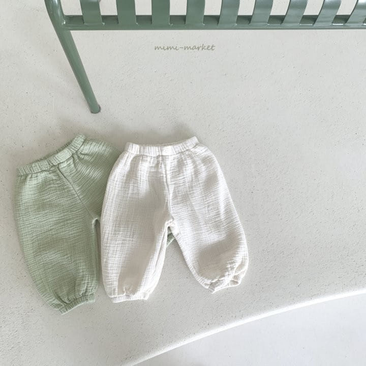 Mimi Market - Korean Baby Fashion - #babyoninstagram - Ribbed Banding Pants - 3