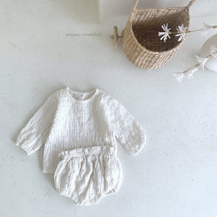 Mimi Market - Korean Baby Fashion - #babywear - Beaver Top + Bloomer Set - 2