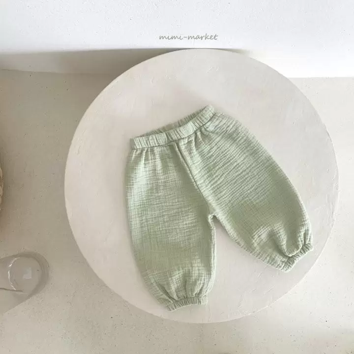 Mimi Market - Korean Baby Fashion - #onlinebabyboutique - Ribbed Banding Pants - 8