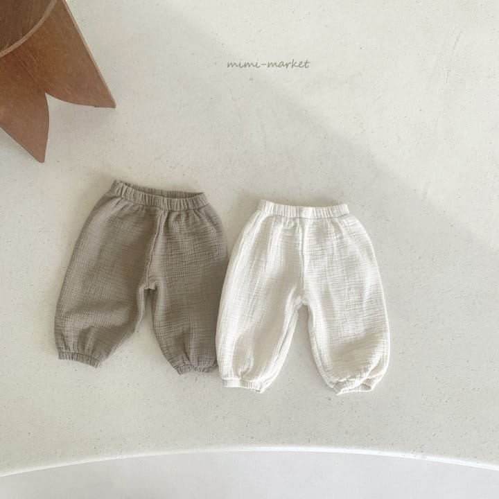 Mimi Market - Korean Baby Fashion - #onlinebabyshop - Ribbed Banding Pants - 9