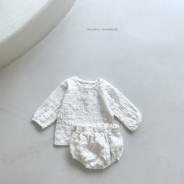 Mimi Market - Korean Baby Fashion - #smilingbaby - Beaver Top + Bloomer Set - 5