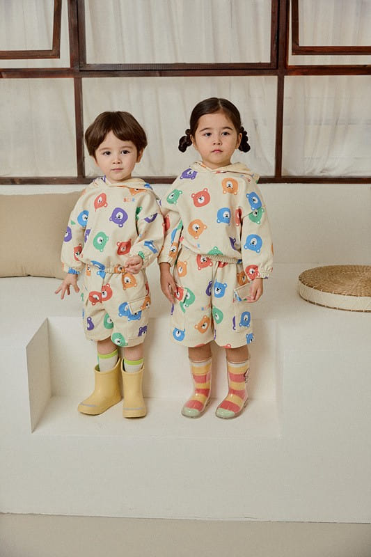 Mimico - Korean Children Fashion - #kidzfashiontrend - Cap Andvisors Top Bottom Set - 4