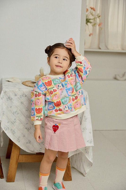 Mimico - Korean Children Fashion - #Kfashion4kids - Heart Skirt Leggings - 3