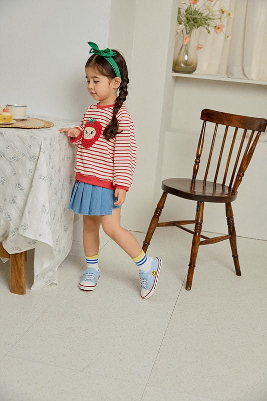 Mimico - Korean Children Fashion - #prettylittlegirls - Strawberry Tee - 4
