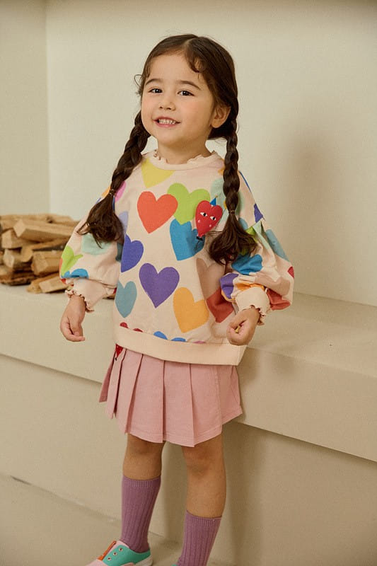 Mimico - Korean Children Fashion - #childrensboutique - Big Heart Tee - 2