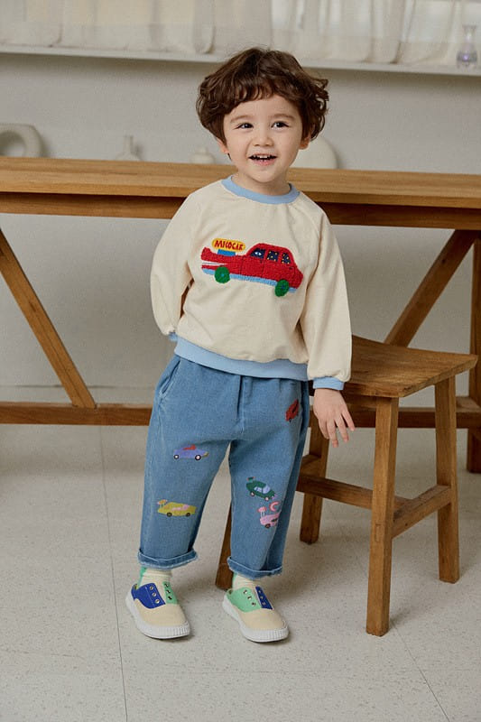 Mimico - Korean Children Fashion - #designkidswear - Handle Car Tee - 6