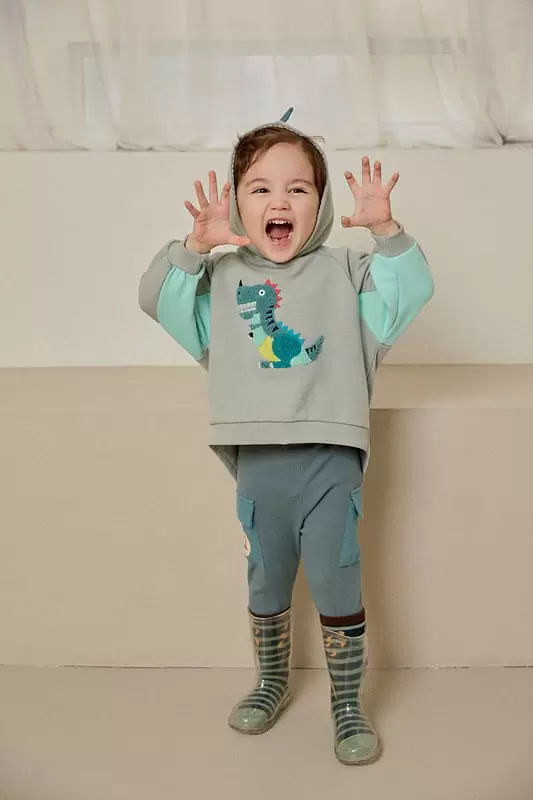 Mimico - Korean Children Fashion - #discoveringself - Tirano Hoody Tee - 10