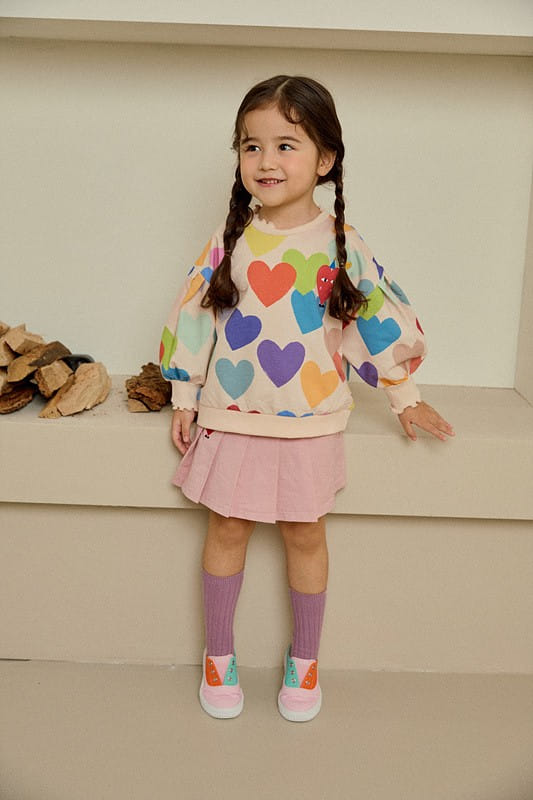 Mimico - Korean Children Fashion - #fashionkids - Big Heart Tee - 5