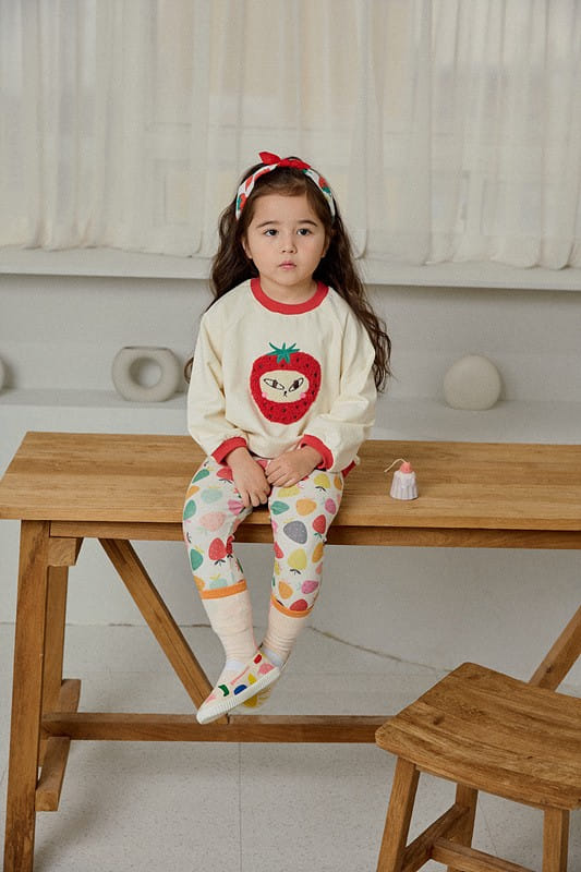 Mimico - Korean Children Fashion - #fashionkids - Strawberry Tee - 9