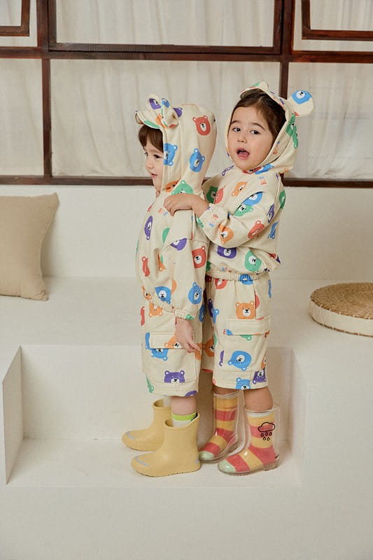 Mimico - Korean Children Fashion - #kidsshorts - Cap Andvisors Top Bottom Set