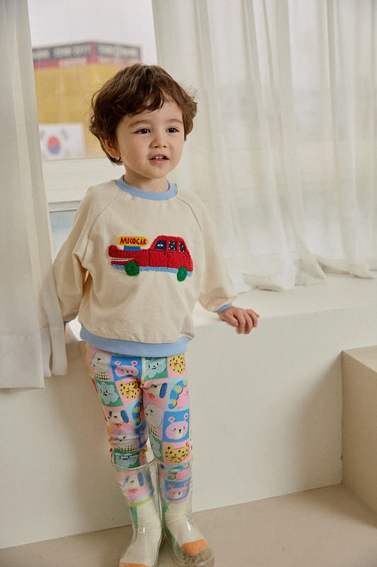 Mimico - Korean Children Fashion - #kidsshorts - Handle Car Tee - 9