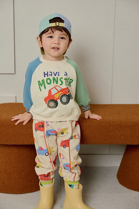 Mimico - Korean Children Fashion - #kidsshorts - Poodle Car Tee - 7