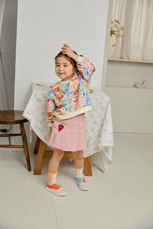 Mimico - Korean Children Fashion - #kidzfashiontrend - Heart Skirt Leggings - 2