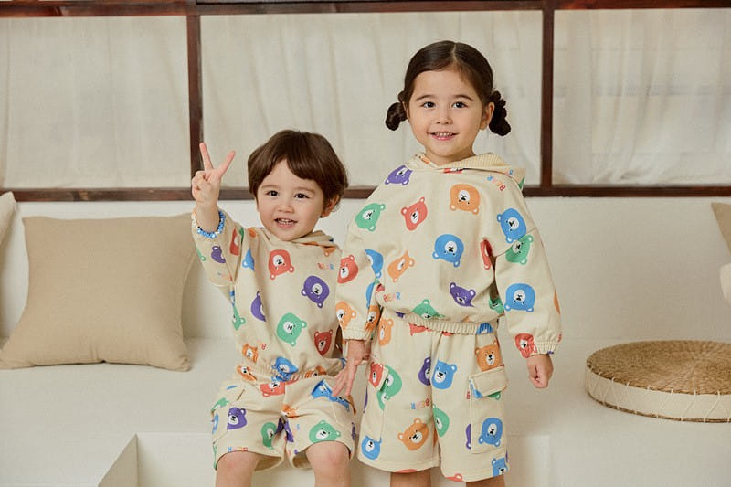 Mimico - Korean Children Fashion - #littlefashionista - Cap Andvisors Top Bottom Set - 5