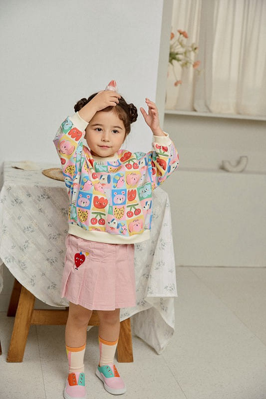 Mimico - Korean Children Fashion - #Kfashion4kids - Heart Skirt Leggings - 4