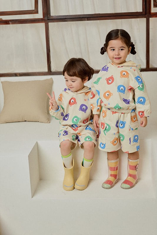Mimico - Korean Children Fashion - #magicofchildhood - Cap Andvisors Top Bottom Set - 6